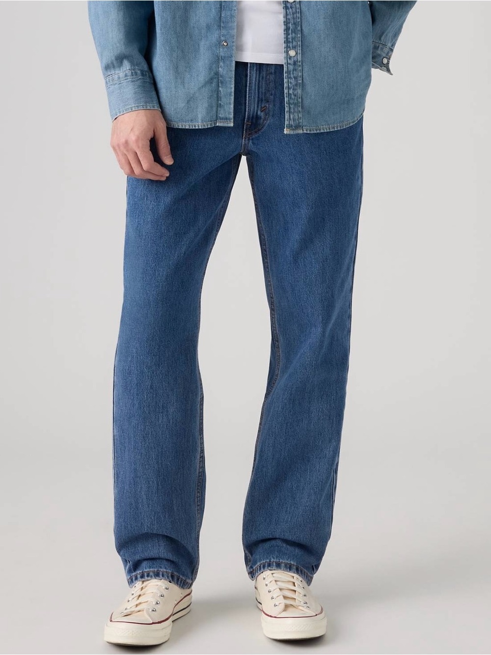 Mens Levi 550 Jeans in Medium Blue
